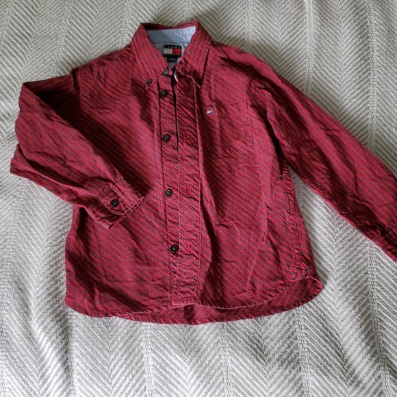 Tommy Hilfiger Other - Red plaid Button down top